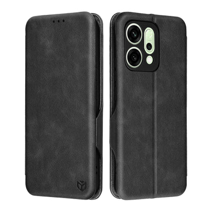 Housse pour Oppo Reno14, Techsuit, Safe Wallet Plus, Noire