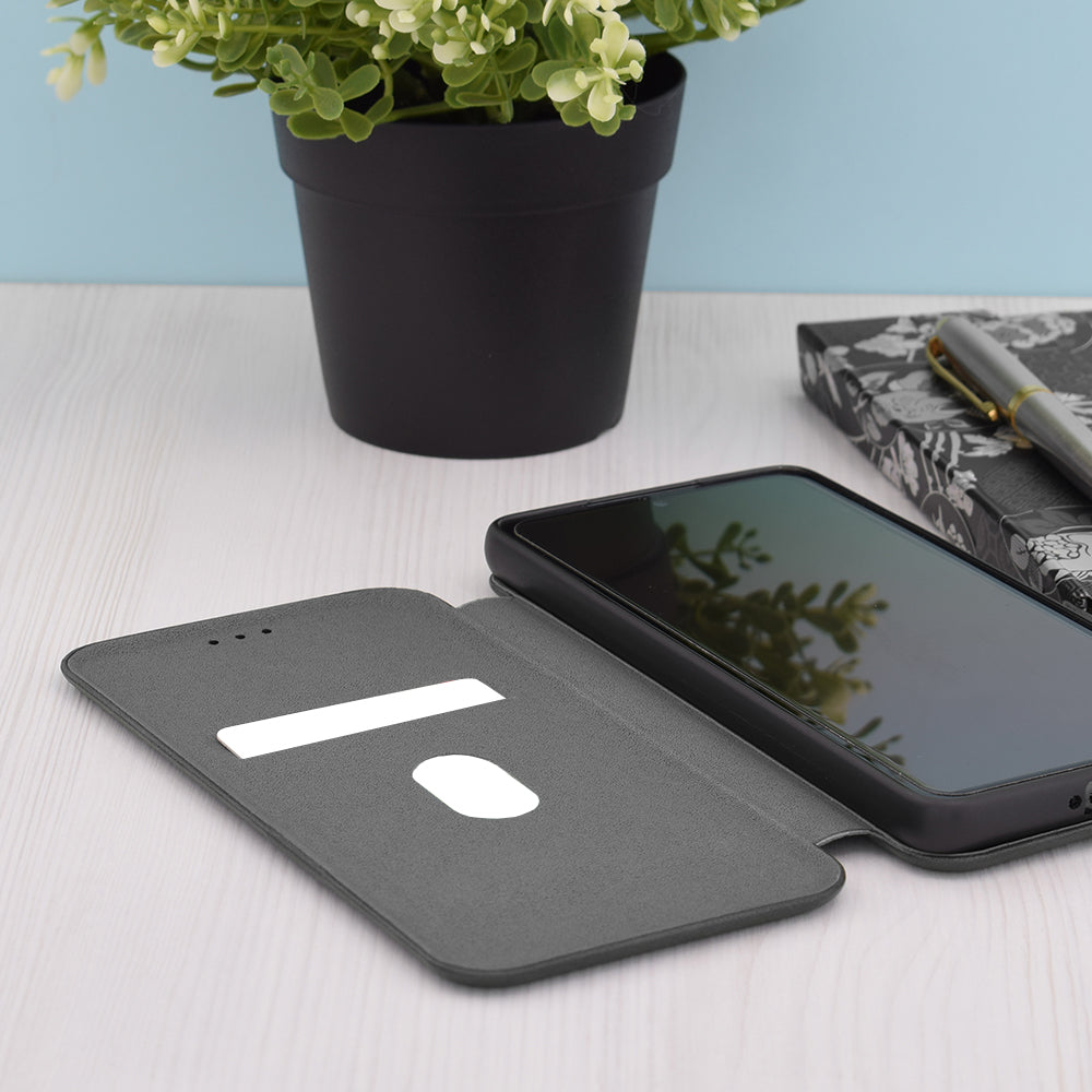 Housse pour Oppo Reno14, Techsuit, Safe Wallet Plus, Noire