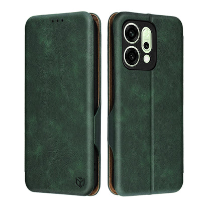 Housse pour Oppo Reno14, Techsuit, Safe Wallet Plus, Vert