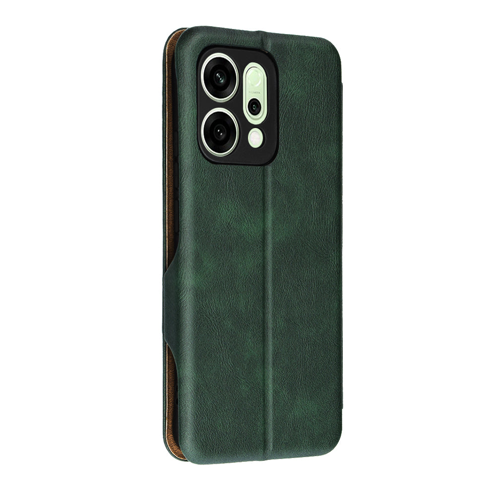 Housse pour Oppo Reno14, Techsuit, Safe Wallet Plus, Vert