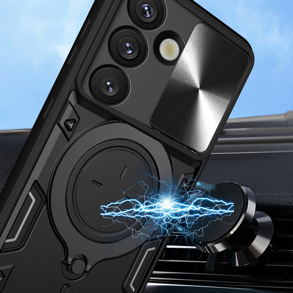 Étui pour Oppo Reno15 FS / Reno15 F, Techsuit, CamGuard Pro, Bleu