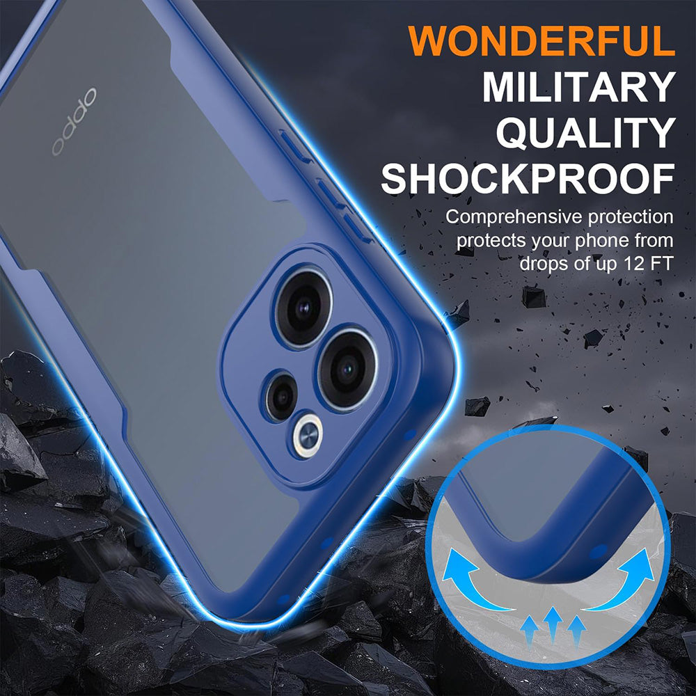 Étui pour Oppo Reno15 FS / Reno15 F, Techsuit, ColorVerse 360, Bleu