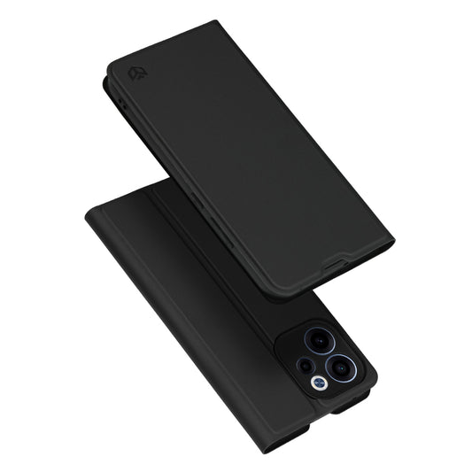 Étui pour Oppo Reno15 FS / Reno15 F, Techsuit, Magskin Book, Noir