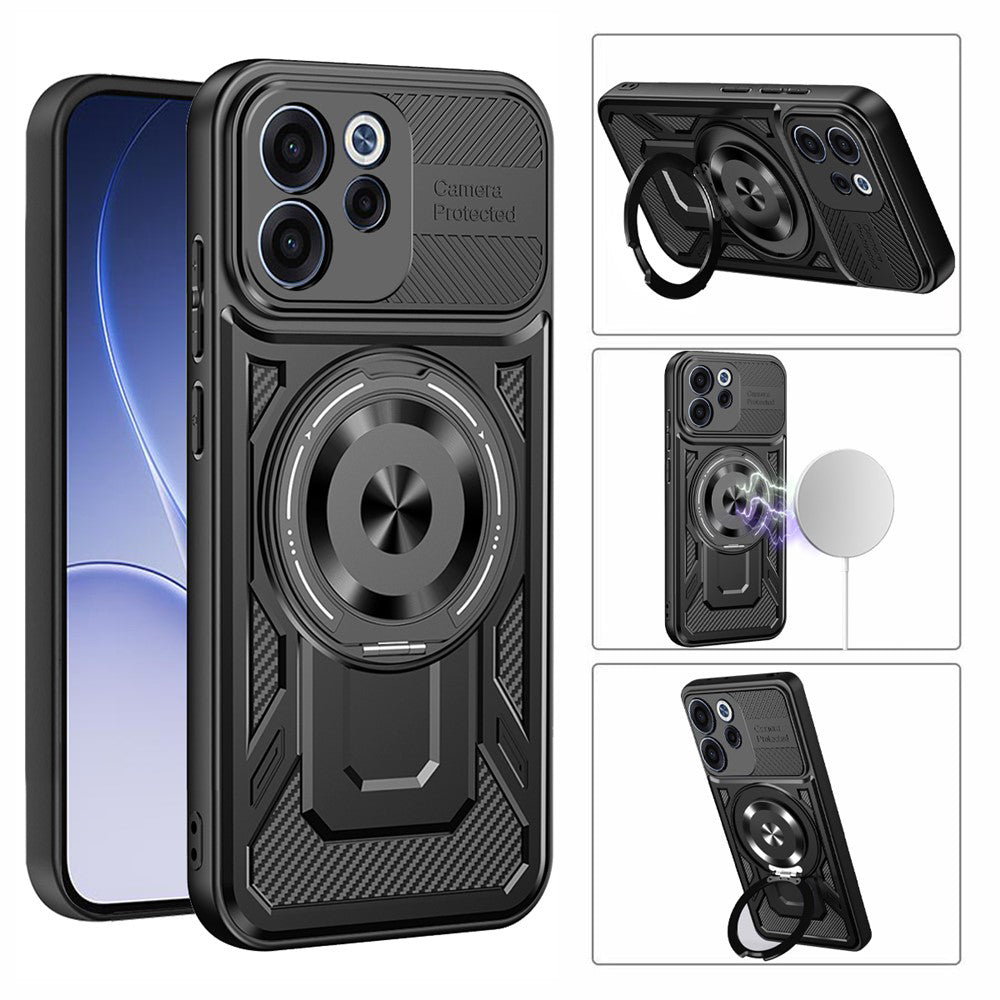 Coque pour Oppo Reno15 FS / Reno15 F, Techsuit, RuggedCam, Violet