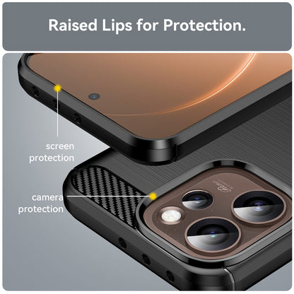 Housse pour Oppo Reno15 Pro Max, Techsuit, Carbone, Noire