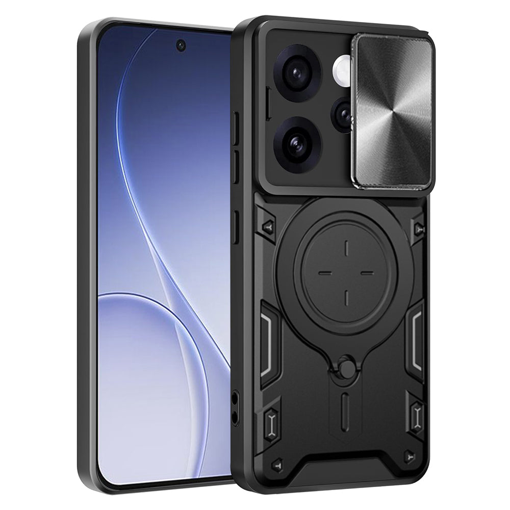Étui pour Oppo Reno15 Pro, Techsuit, CamGuard Pro, Noir