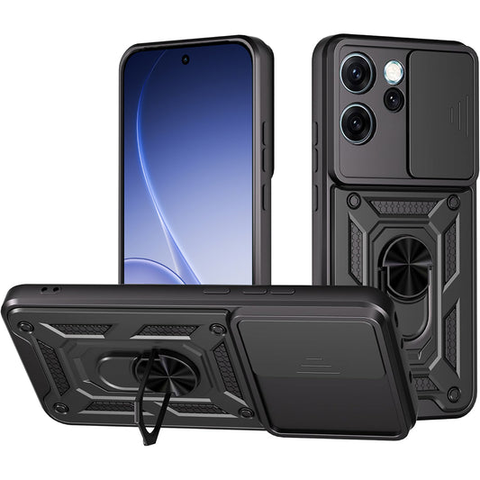 Étui pour Oppo Reno15 Pro, Techsuit, CamShield, Noir
