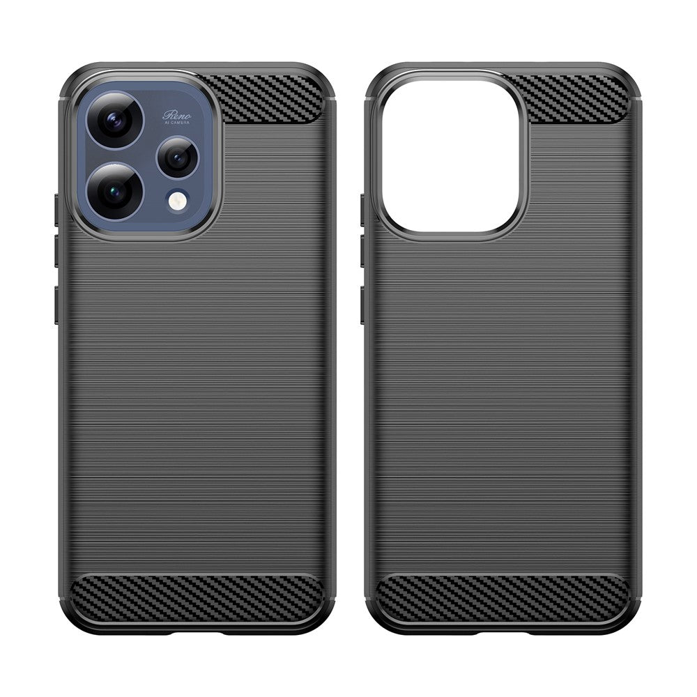 Étui pour Oppo Reno15, Techsuit, Carbone, Noir