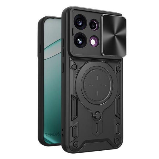 Coque pour Oppo Reno16 F / Reno16 FS, Techsuit, CamGuard Pro, Noire