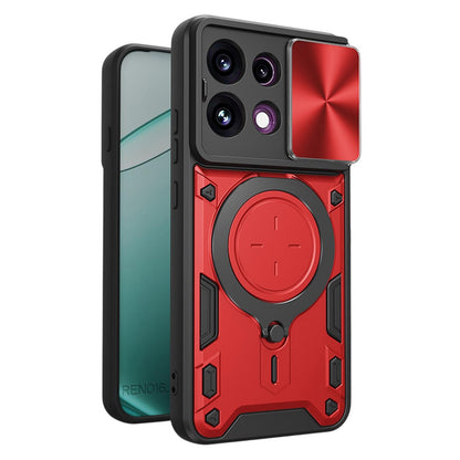 Coque pour Oppo Reno16 F / Reno16 FS, Techsuit, CamGuard Pro, Rouge