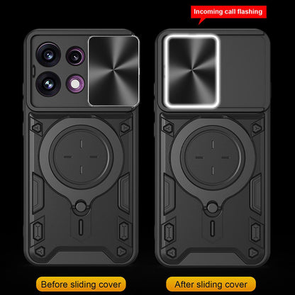 Coque pour Oppo Reno16 F / Reno16 FS, Techsuit, CamGuard Pro, Rouge