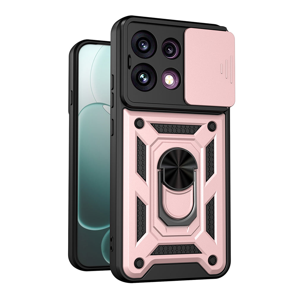 Coque pour Oppo Reno16 F / Reno16 FS, Techsuit, CamShield, Rose Doré