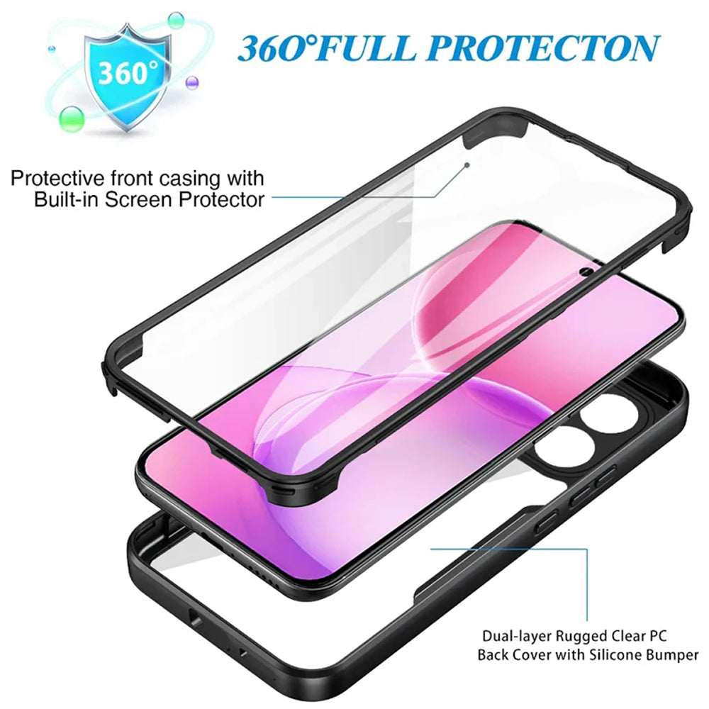 Coque pour Oppo Reno16 F / Reno16 FS, Techsuit, ColorVerse 360, Violet