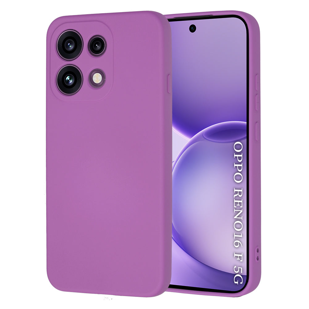 Coque pour Oppo Reno16 F / Reno16 FS, Techsuit, SoftFlex, Violet