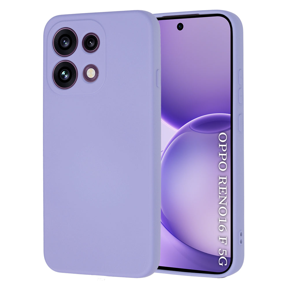 Coque pour Oppo Reno16 F / Reno16 FS, Techsuit, SoftFlex, Violet Clair