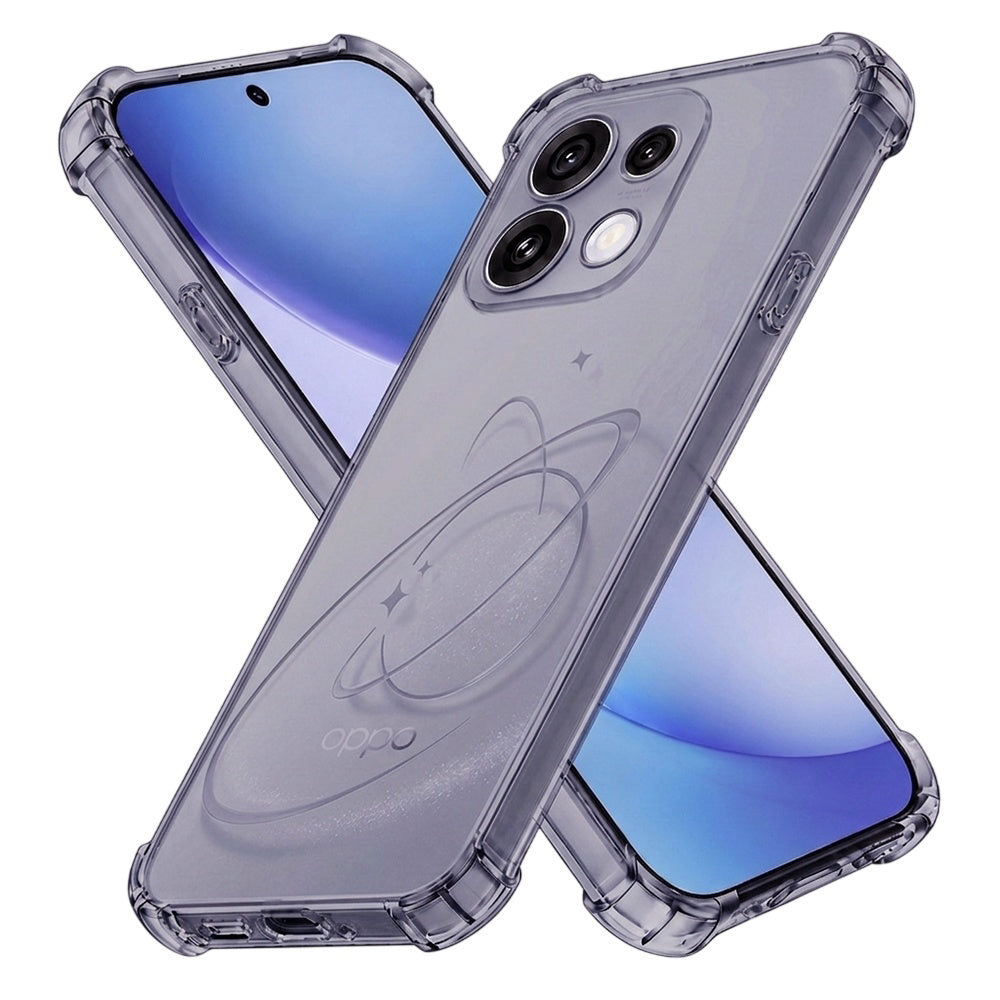 Coque pour Oppo Reno16 Pro, Techsuit, Transparente Antichoc, Fumée