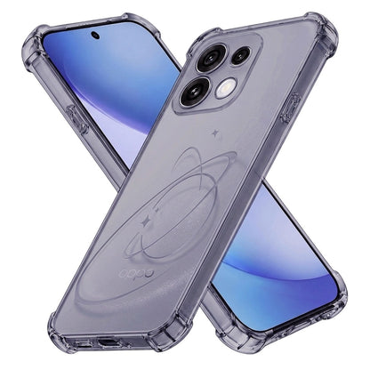 Coque pour Oppo Reno16 Pro, Techsuit, Transparente Antichoc, Fumée