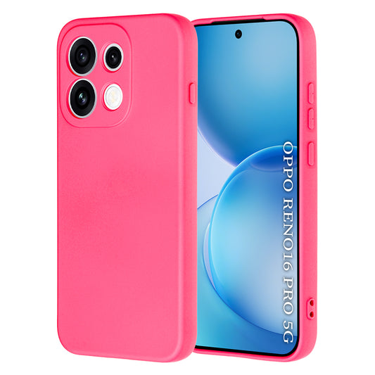 Coque pour Oppo Reno16 Pro, Techsuit, SoftFlex, Rose Foncé