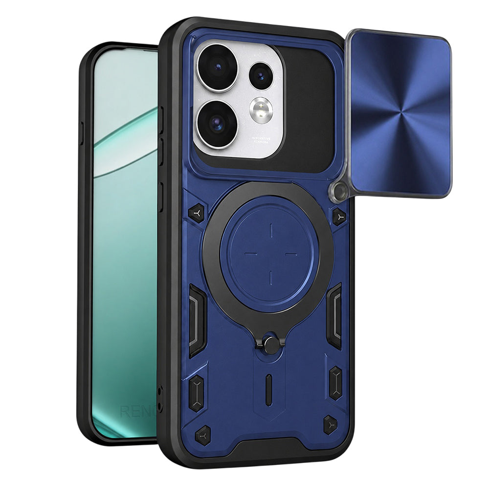 Coque pour Oppo Reno16 / Reno16 Pro, Techsuit, CamGuard Pro, Bleue