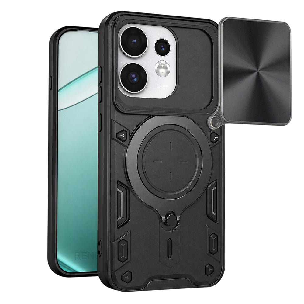 Case for Oppo Reno16 / Reno16 Pro, Techsuit, CamGuard Pro, Black