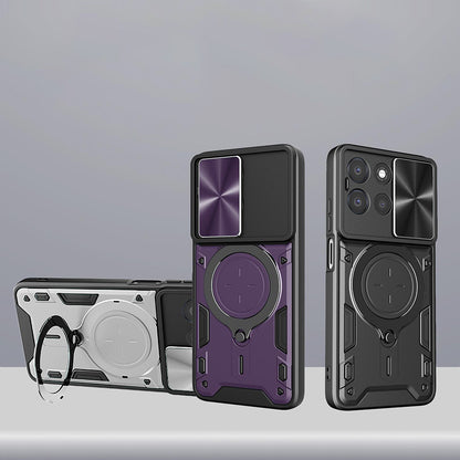 Case for Oppo Reno16 / Reno16 Pro, Techsuit, CamGuard Pro, Black