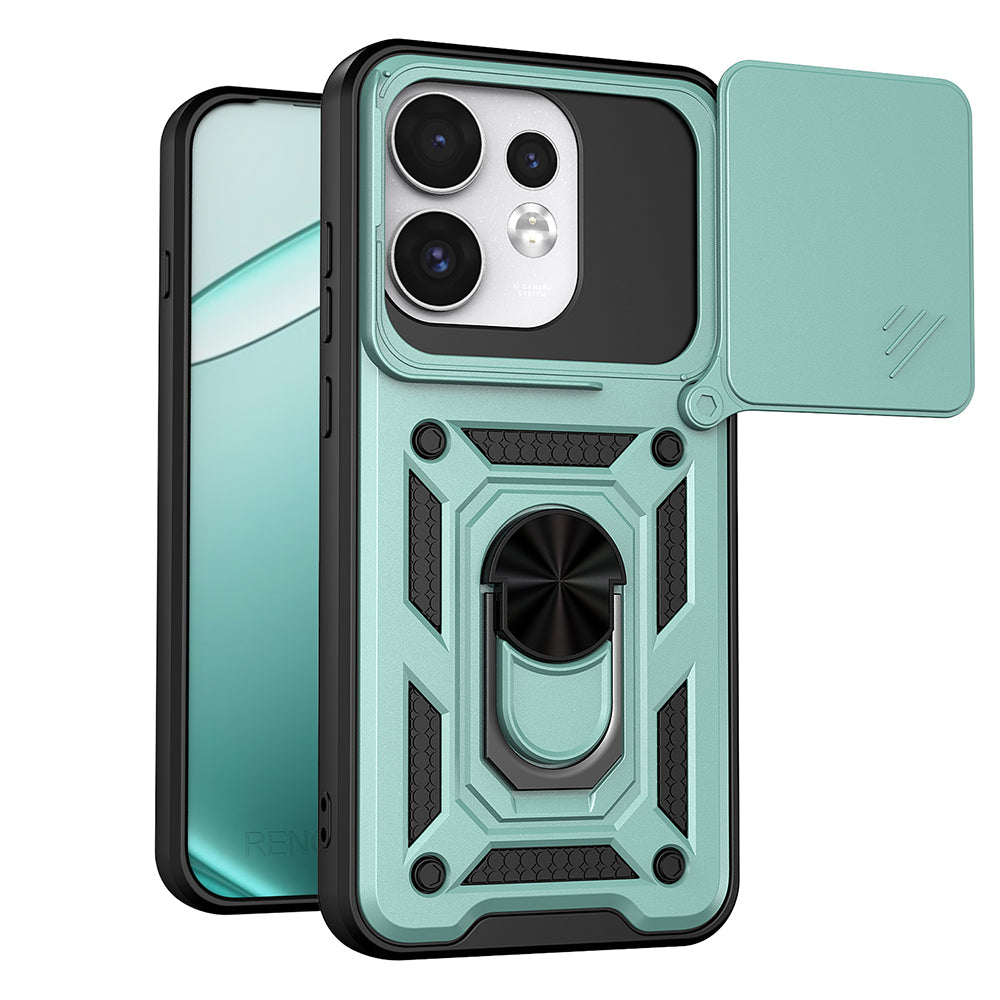 Coque pour Oppo Reno16 / Reno16 Pro, Techsuit, CamShield, Vert