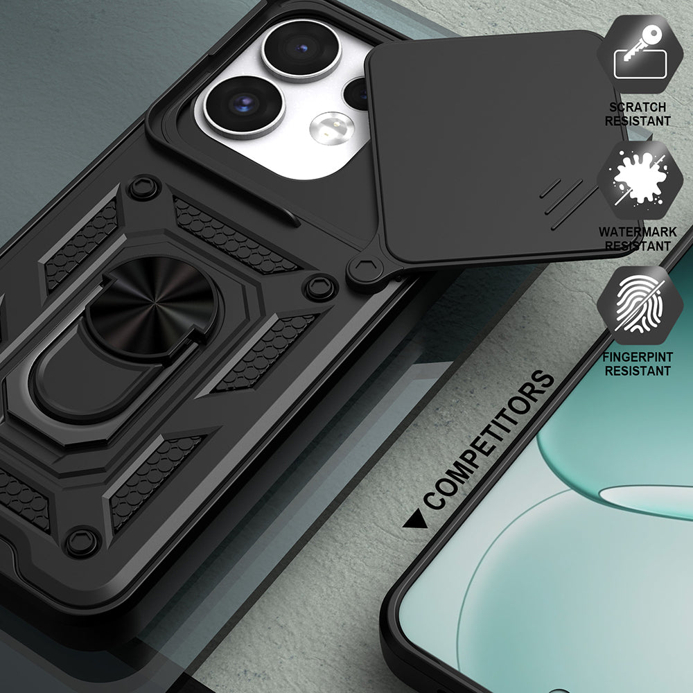 Coque pour Oppo Reno16 / Reno16 Pro, Techsuit, CamShield, Vert