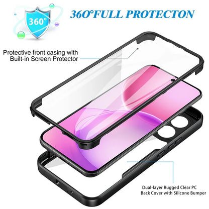 Coque pour Oppo Reno16 / Reno16 Pro, Techsuit, ColorVerse 360, Noire