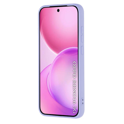 Coque pour Oppo Reno16, Techsuit, SoftFlex, Violet Clair