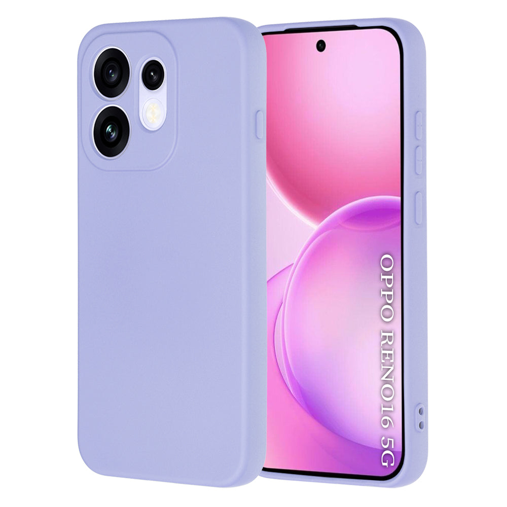 Coque pour Oppo Reno16, Techsuit, SoftFlex, Violet Clair
