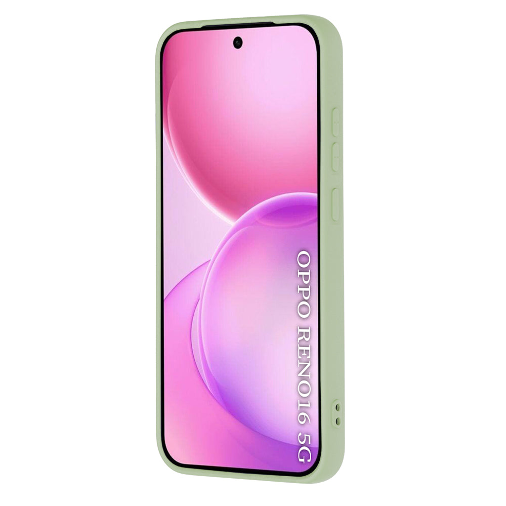 Coque pour Oppo Reno16, Techsuit, SoftFlex, Vert Clair