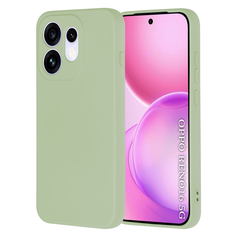 Coque pour Oppo Reno16, Techsuit, SoftFlex, Vert Clair