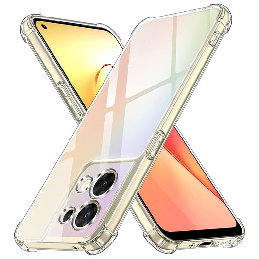 Case for Oppo Reno8, Techsuit, Shockproof Clear, Transparent