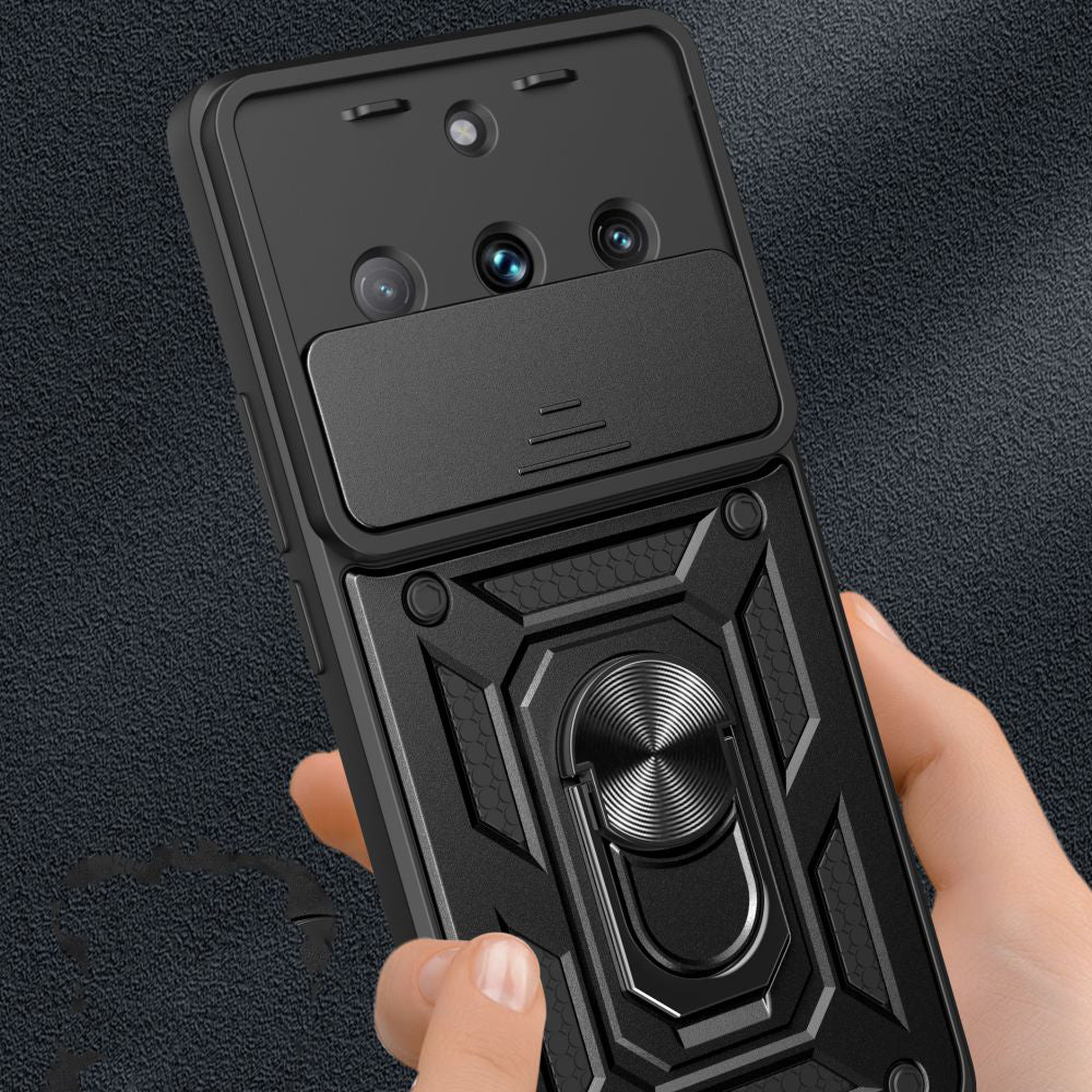 Coque pour Realme 11 4G, Techsuit, CamShield, Noire