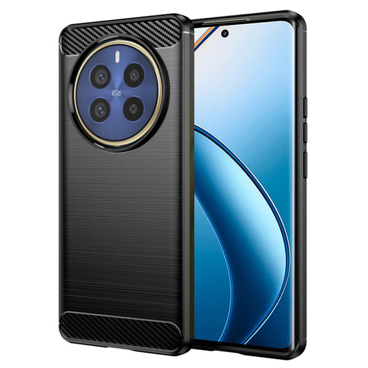 Coque pour Realme 12 Pro / 12 Pro+, Techsuit, Carbone, Noire