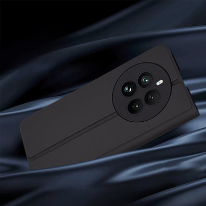 Coque pour Realme 12 Pro / 12 Pro+, Techsuit, Magskin Book, Noire