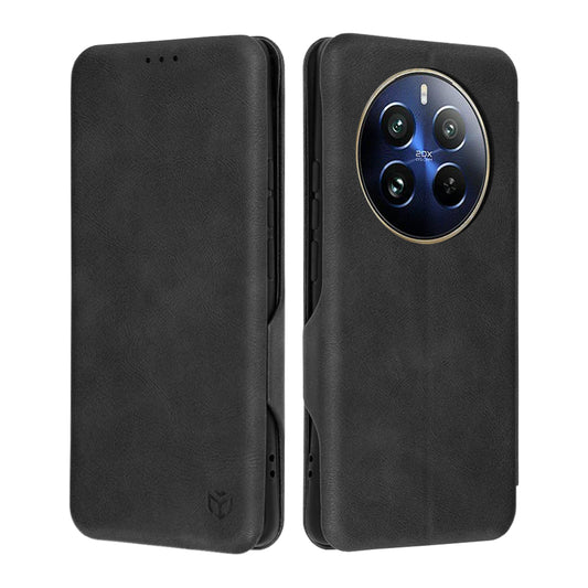 Coque pour Realme 12 Pro / 12 Pro+, Techsuit, Safe Wallet Plus, Noire