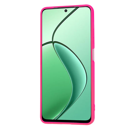 Coque pour Realme 12x / 12, Techsuit, SoftFlex, Rose Foncé