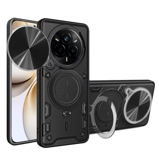 Coque pour Realme 14 Pro+, Techsuit, CamGuard Pro, Noire