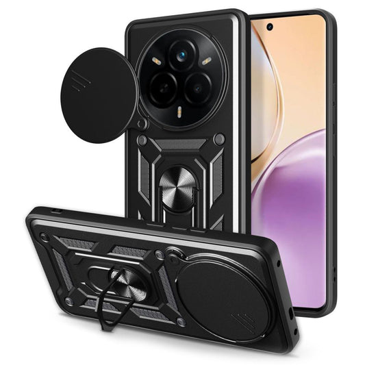 Coque pour Realme 14 Pro, Techsuit, CamShield, Noire
