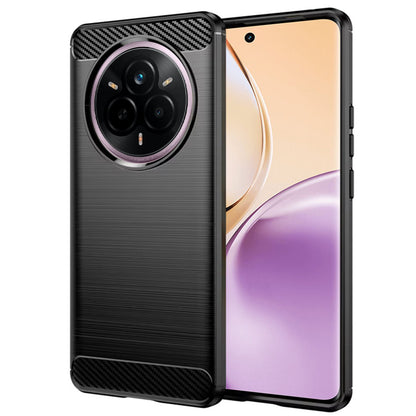 Coque pour Realme 14 Pro, Techsuit, Carbone, Noire