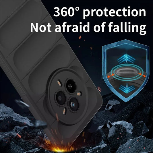 Coque pour Realme 14 Pro, Techsuit, Magic Shield, Noire