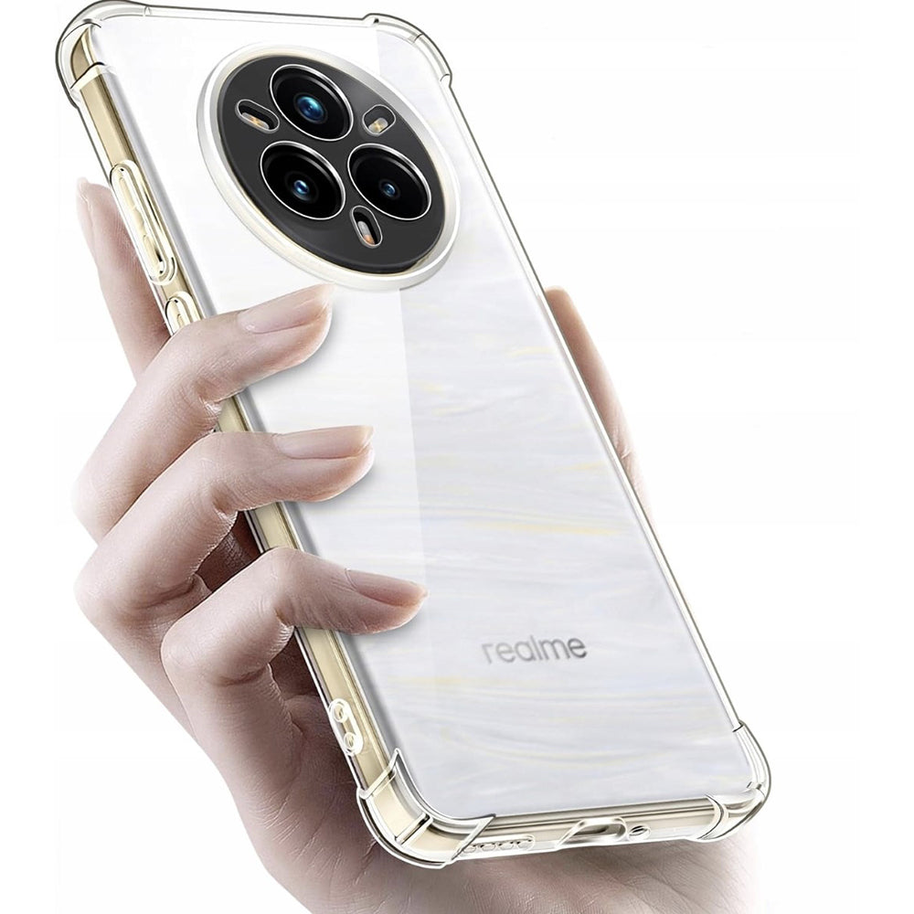Case for Realme 14 Pro, Techsuit, Shockproof Clear, Transparent
