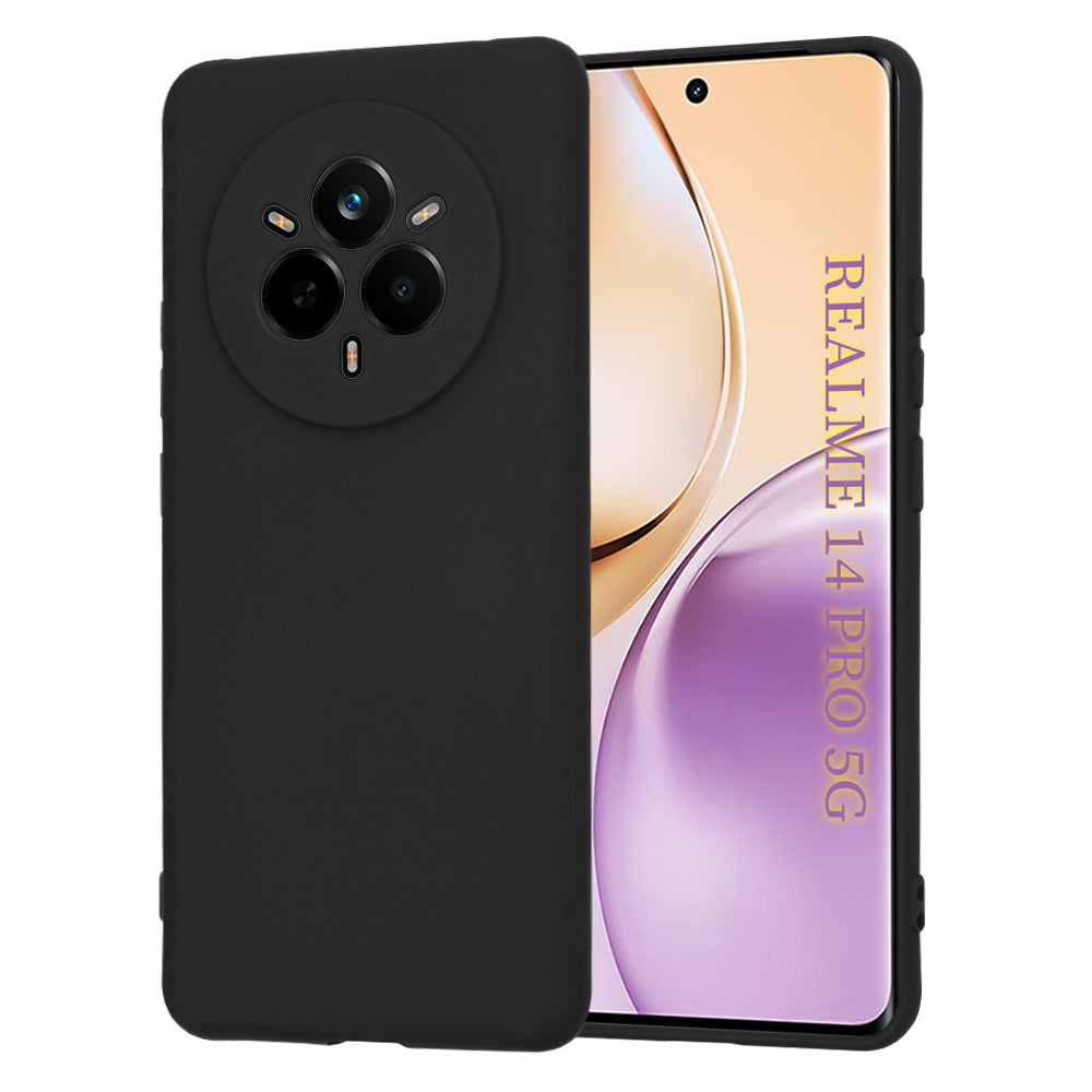Case for Realme 14 Pro, Techsuit, SoftFlex, Black