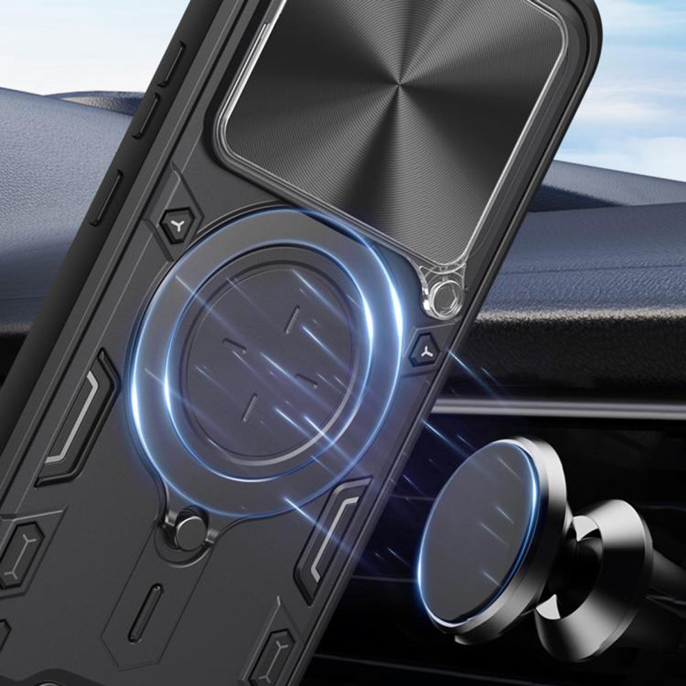 Coque pour Realme 16 Pro+, Techsuit, CamGuard Pro, Noire