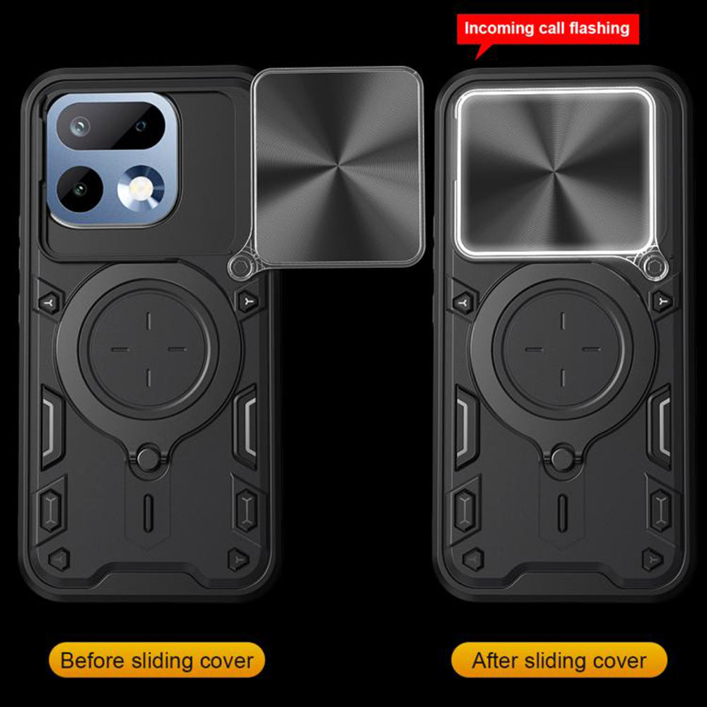 Coque pour Realme 16 Pro+, Techsuit, CamGuard Pro, Noire
