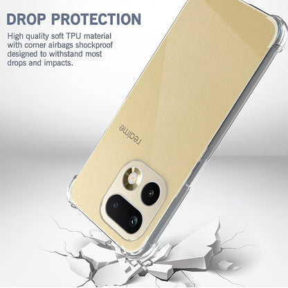 Case for Realme 16 Pro+, Techsuit, Shockproof Clear, Transparent