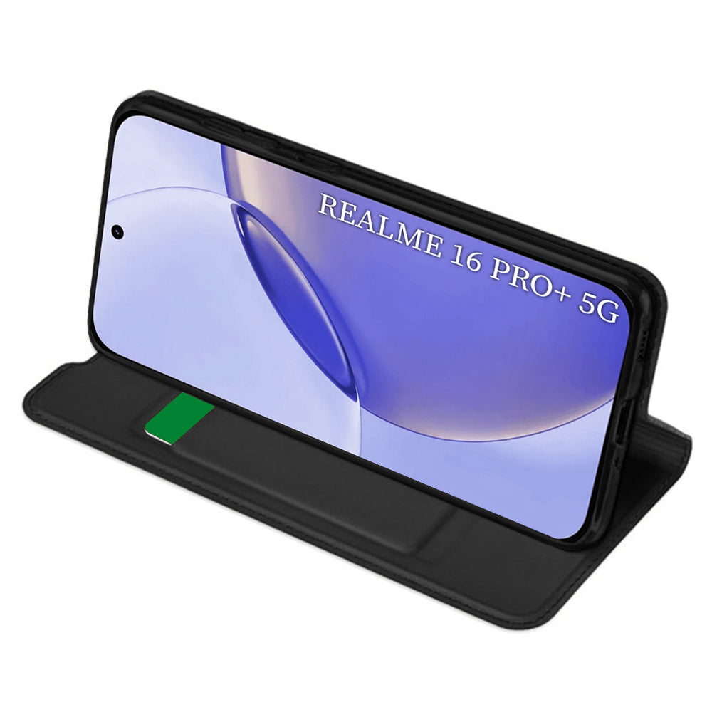 Étui pour Realme 16 Pro, Techsuit, Magskin Book, Noir