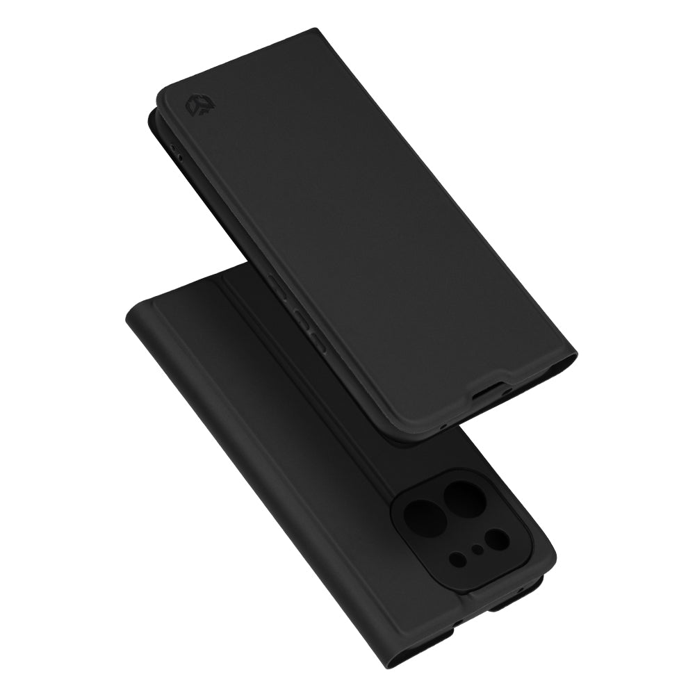 Étui pour Realme 16 Pro, Techsuit, Magskin Book, Noir