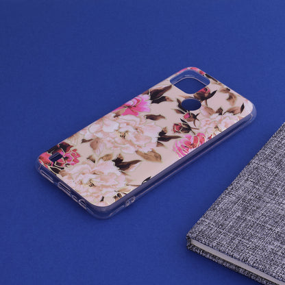 Étui pour Realme C21Y / C25Y, Techsuit, Marble, Beige